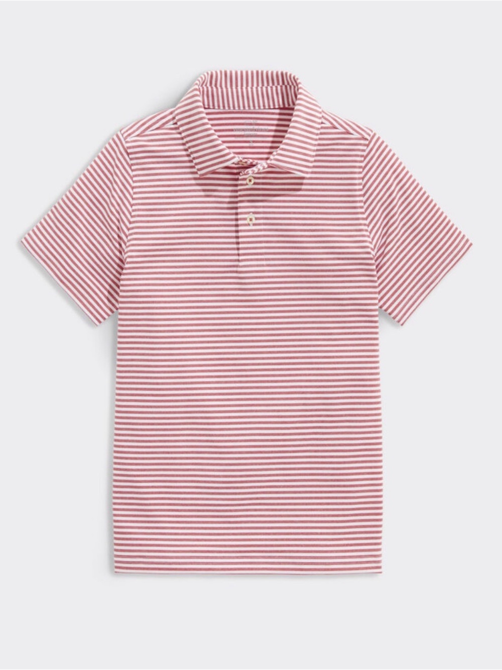 Vineyard Vines Boys' Heathered Winstead Stripe Sankaty Performance Polo 6